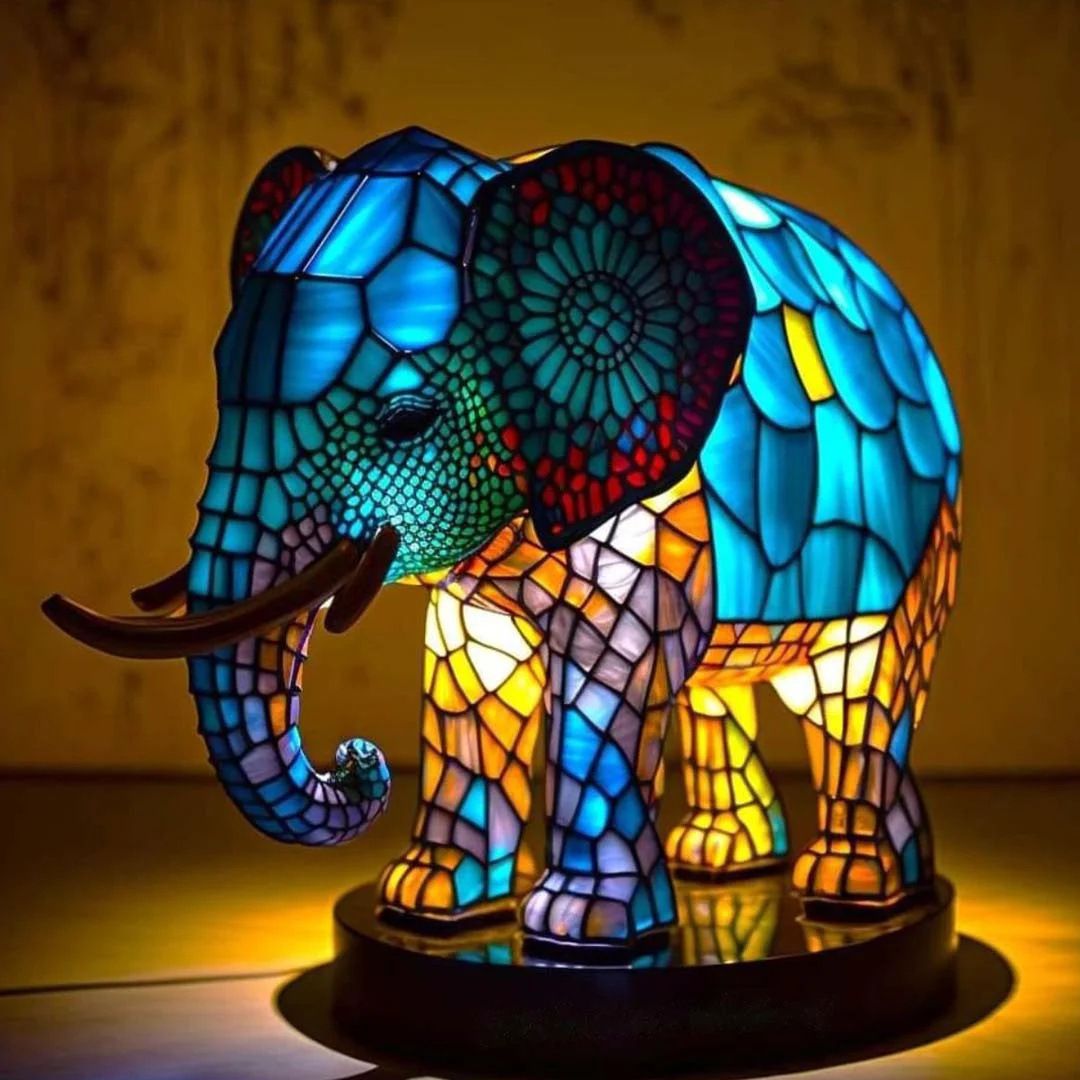 Akmuo - Vitražová lampa