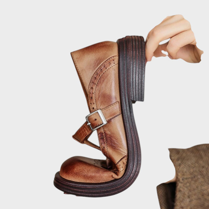 Agnija - Elegantné kožené topánky